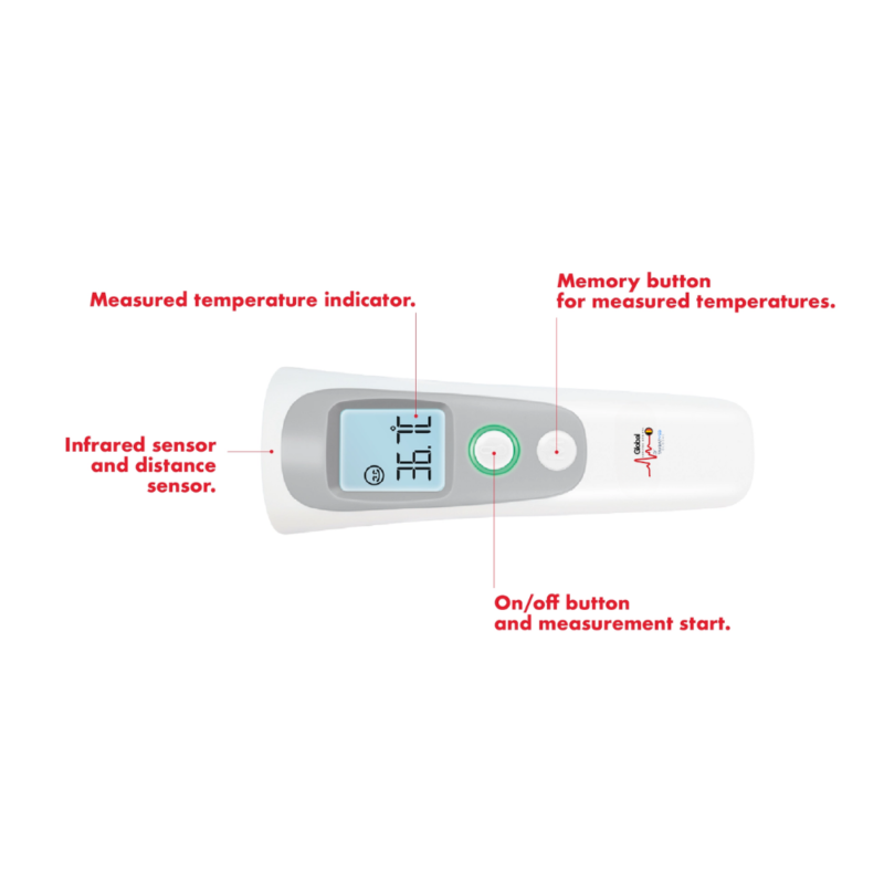 No Contact Plus. Infrared forehead thermometer
