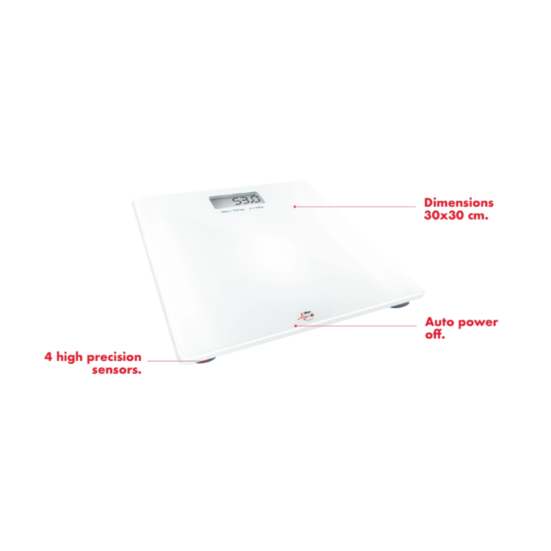 Crystal. Glass digital scale