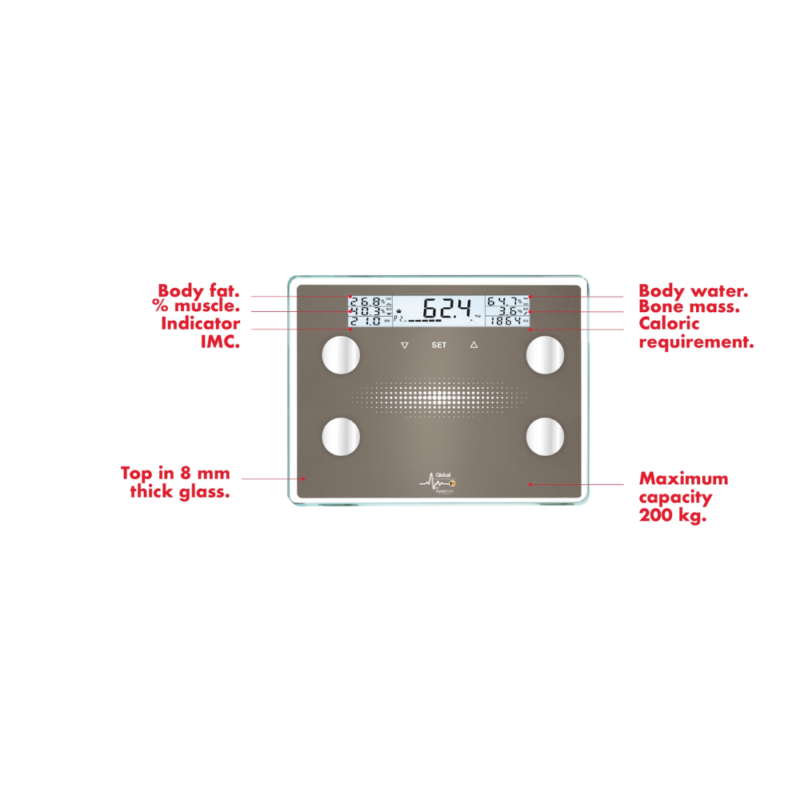 Diagnostic XXL. Diagnostic scale with an extra-large LCD display.