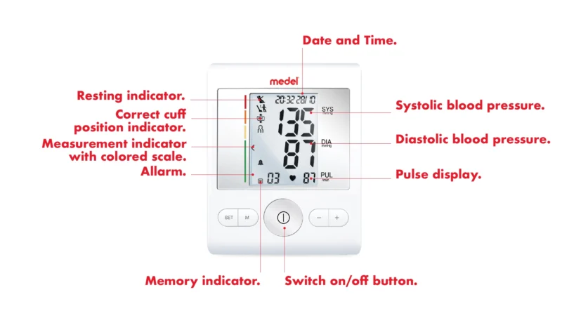 Sense. Upper arm blood pressure monitor