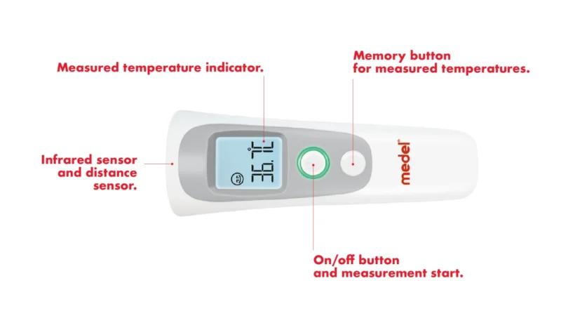 No Contact Plus. Infrared forehead thermometer