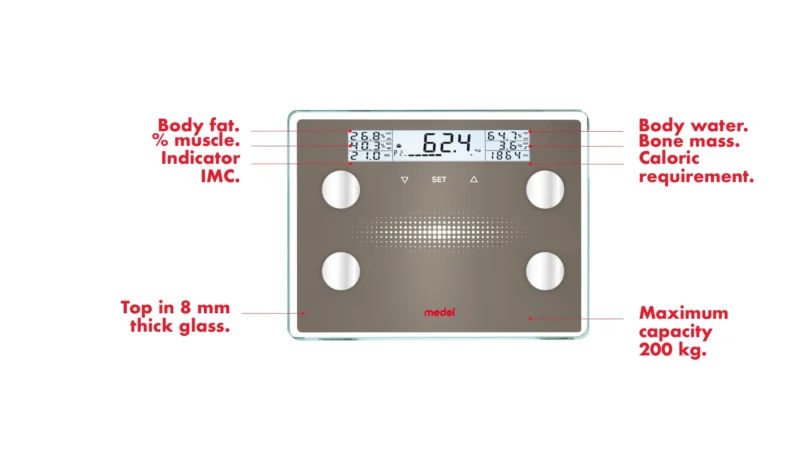 Diagnostic XXL. Diagnostic scale with an extra-large LCD display.