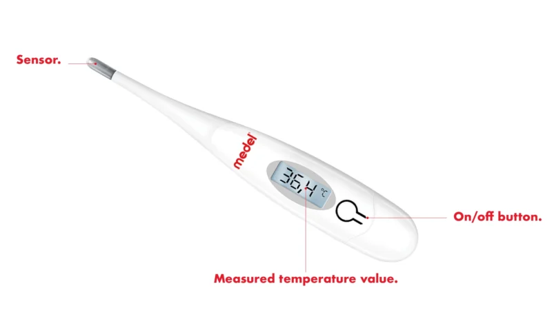 Flexo. Digital thermometer with soft tip