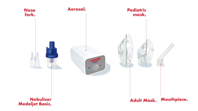 Smart. Portable battery-operated nebulizer